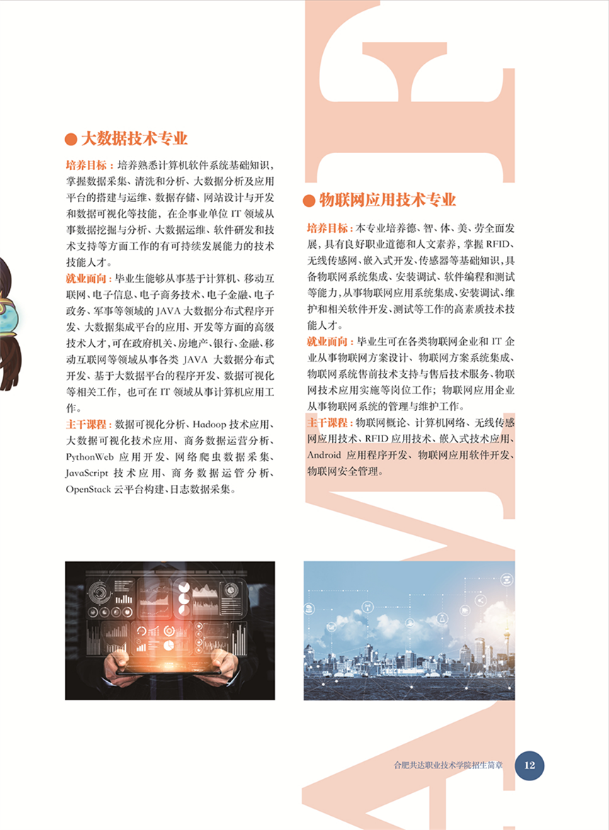 合肥共達職業(yè)技術學院－2022年秋季普通高考招生宣傳冊