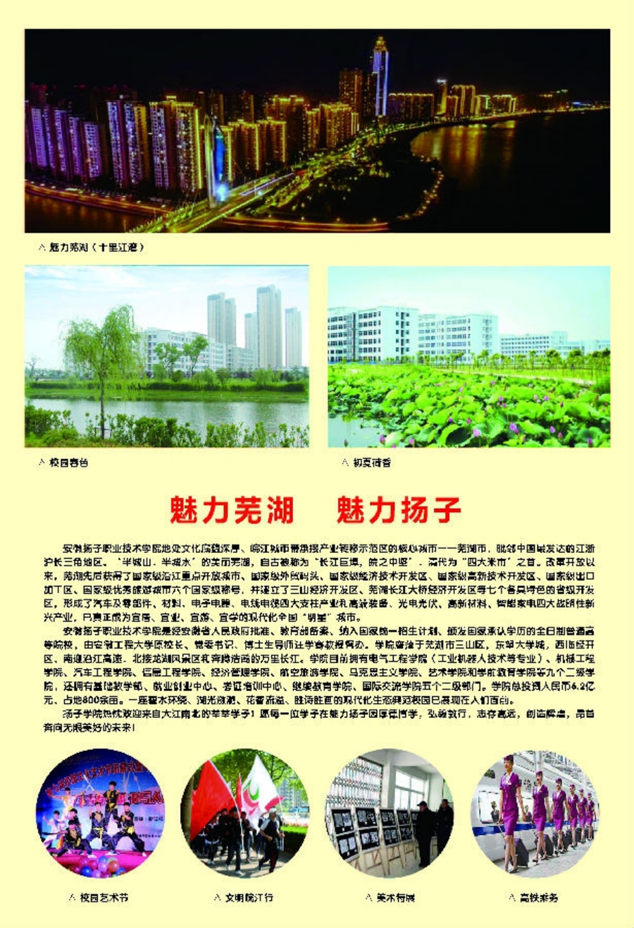 安徽揚子職業(yè)技術(shù)學(xué)院－2020年分類考試招生簡章