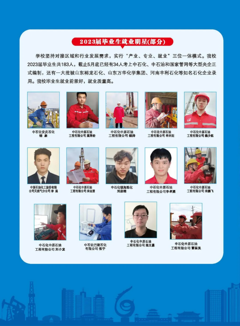 濮陽石油化工職業(yè)技術(shù)學(xué)院－2023年招生簡章