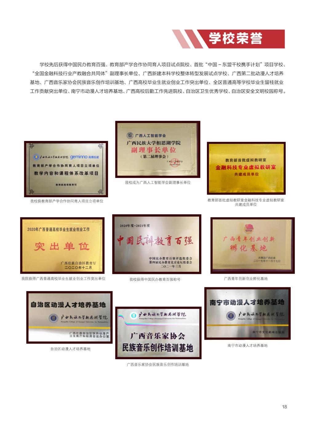 廣西民族大學相思湖學院－2025年招生簡章
