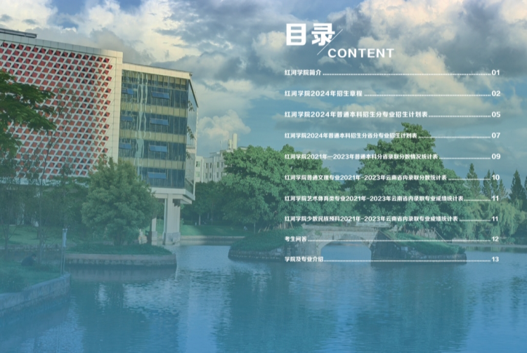 紅河學(xué)院－2024年招生簡章
