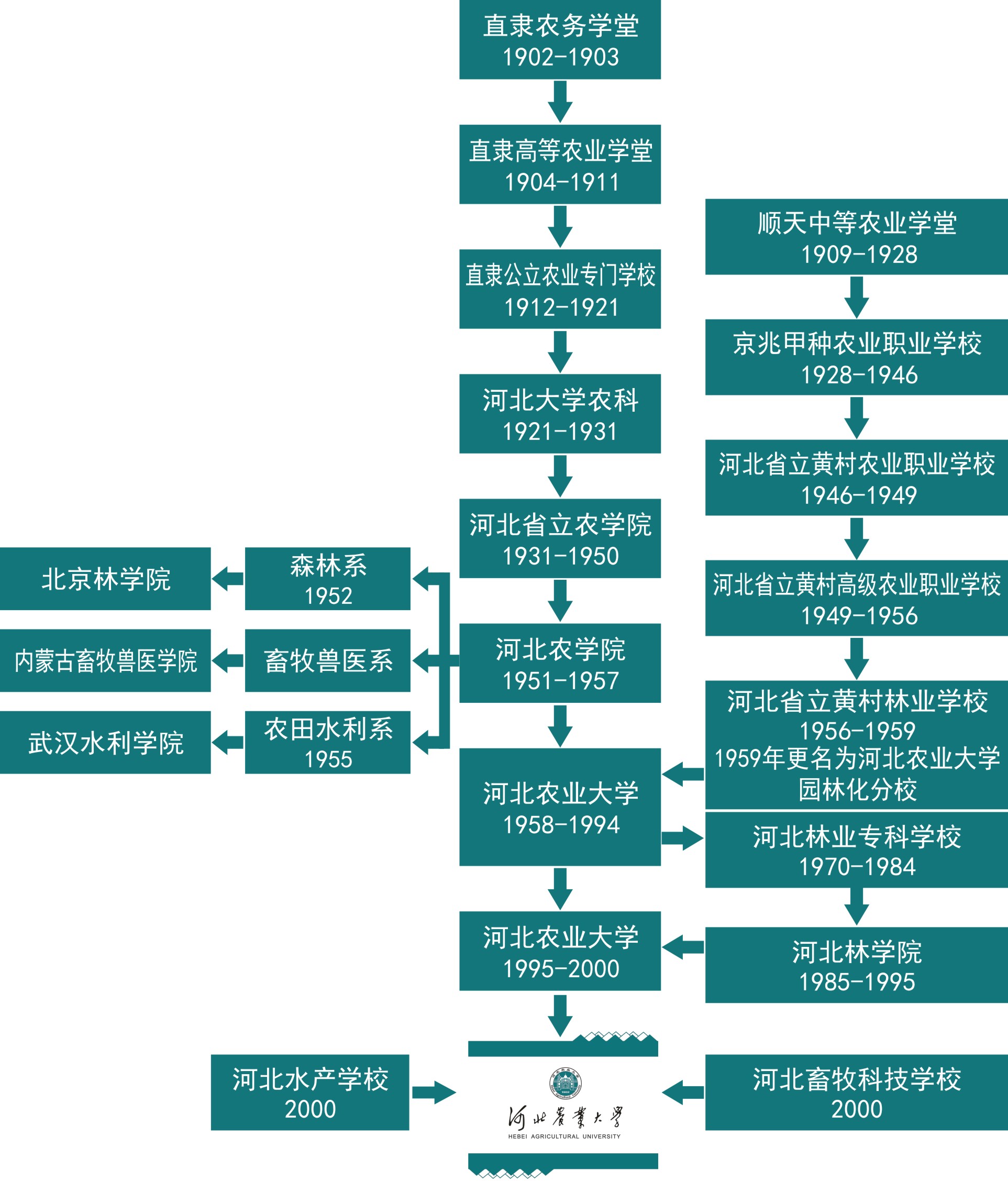 大學(xué)校志，歷史沿革（概）校史