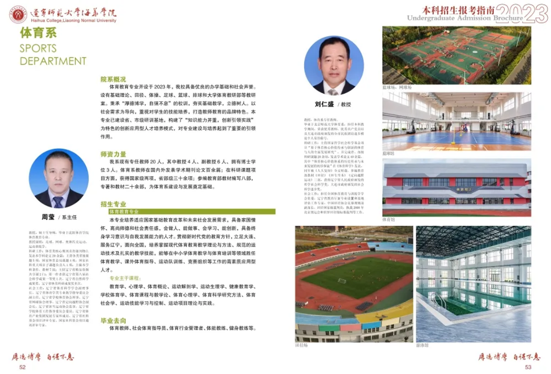 遼寧師范大學(xué)海華學(xué)院－2023年招生簡章